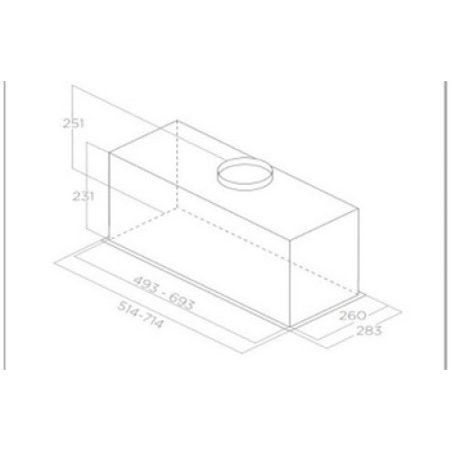 ΜΗΧ/ΣΜΟΣ ΑΠΟΡΡΟΦ PYRAMIS EF PLUS 50cm B 710m³/h